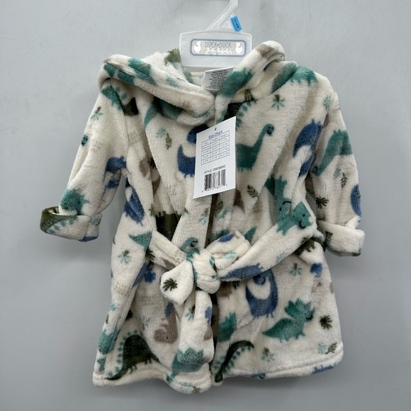 BABY BOY Cuddle Time Blanket and Duck Duck Robe 0-9 MTHS - Picture 2 of 15